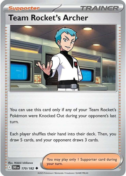 Team Rocket's Archer - 170/182 170/182 Uncommon Destined Rivals Pokémon card