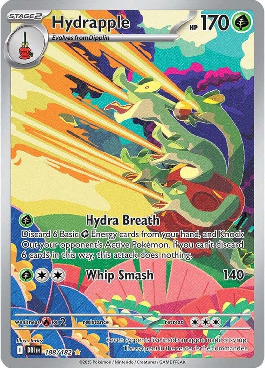 Hydrapple - 188/182 188/182 Illustration Rare Destined Rivals Pokémon card