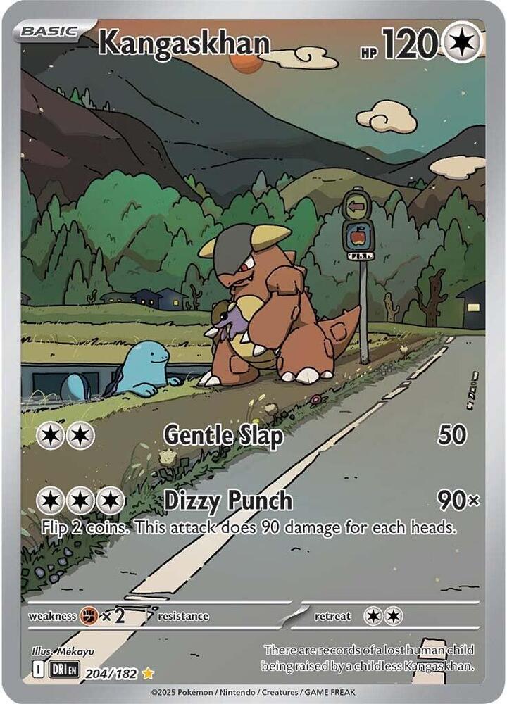 Kangaskhan - 204/182 204/182 Illustration Rare Destined Rivals Pokémon card