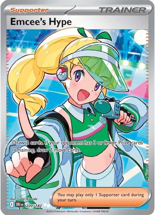 Emcee's Hype - 220/182 220/182 Ultra Rare Destined Rivals Pokémon card