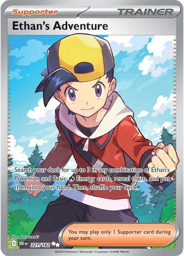Ethan's Adventure - 221/182 221/182 Ultra Rare Destined Rivals Pokémon card