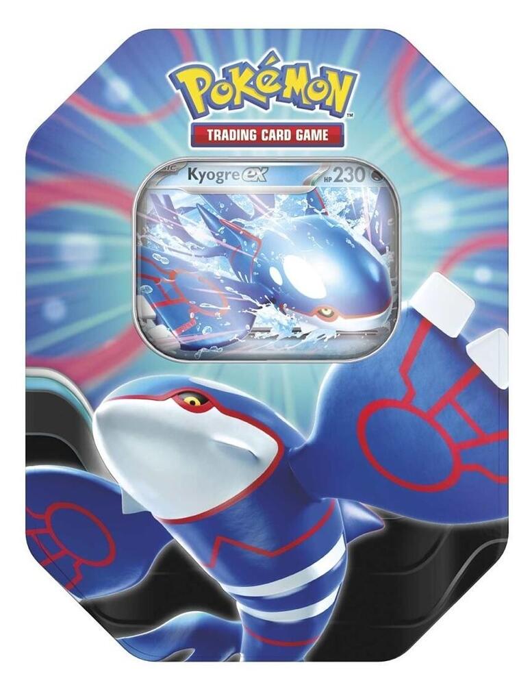 Azure Legends Tin [Kyogre ex] (International Version) - Miscellaneous Cards & Products