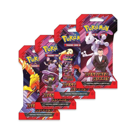Destined Rivals Sleeved Booster Pack Art Bundle [Set of 4] - SV10: Destined Rivals