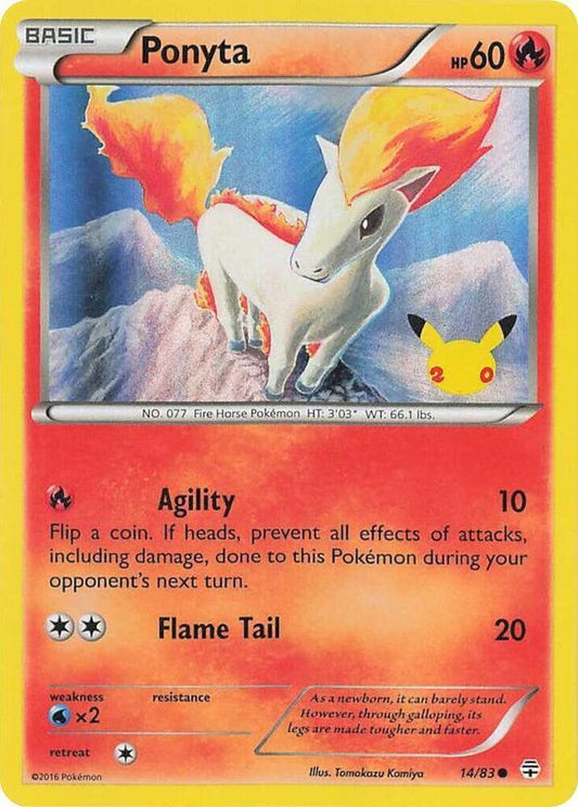 Ponyta (UK Exclusive Promo) 014/083 Promo Miscellaneous Cards & Products Pokémon card
