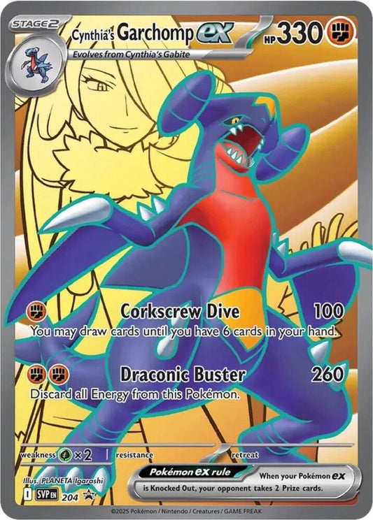 Cynthia's Garchomp ex - 204 Promo SV: Scarlet & Violet Promo Cards