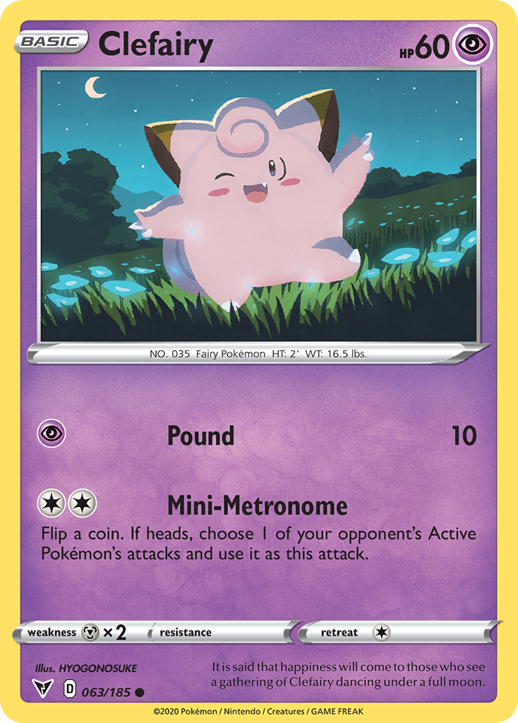 Clefairy 063/185 Common Vivid Voltage