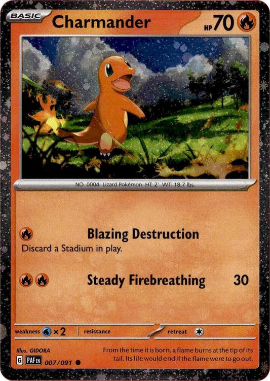Charmander - 007/091 (Cosmos Holo) 007/091 Common Miscellaneous Cards & Products Pokémon card