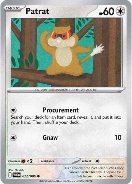 Patrat - 072/086 Common SV: White Flare