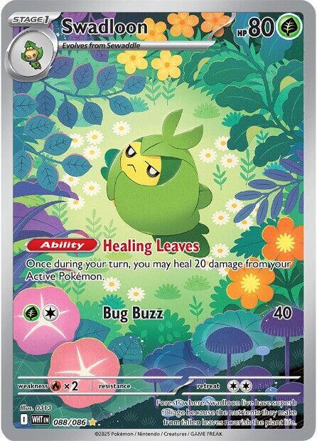 Swadloon - 088/086 088/086 Illustration Rare White Flare Pokémon card