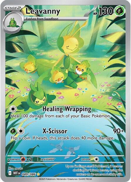 Leavanny - 089/086 089/086 Illustration Rare White Flare Pokémon card