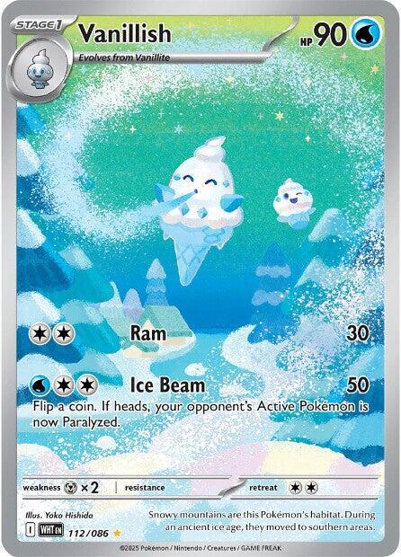 Vanillish - 112/086 112/086 Illustration Rare White Flare Pokémon card