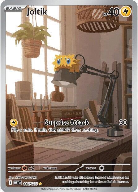 Joltik - 116/086 116/086 Illustration Rare White Flare Pokémon card