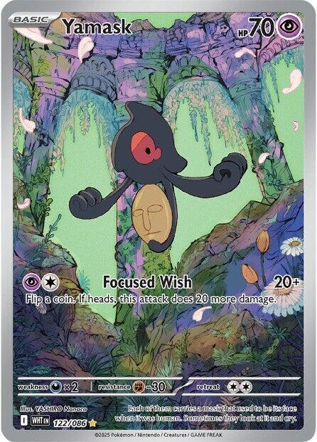 Yamask - 122/086 122/086 Illustration Rare White Flare Pokémon card