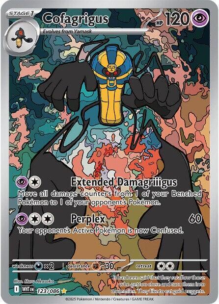 Cofagrigus - 123/086 Illustration Rare SV: White Flare