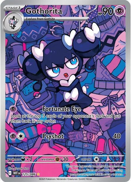 Gothorita - 125/086 125/086 Illustration Rare White Flare Pokémon card
