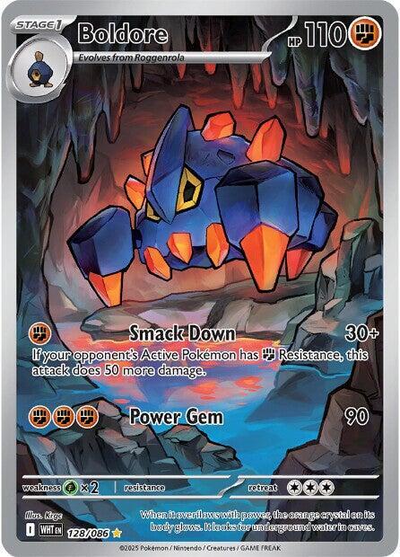 Boldore - 128/086 128/086 Illustration Rare White Flare Pokémon card