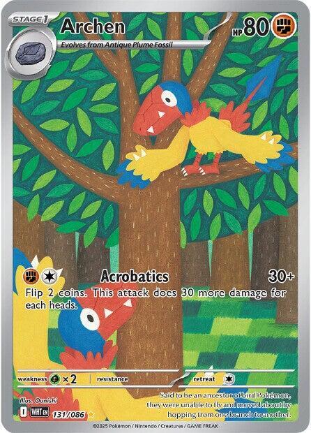 Archen - 131/086 131/086 Illustration Rare White Flare Pokémon card