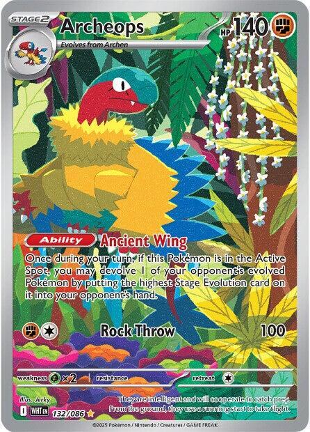 Archeops - 132/086 132/086 Illustration Rare White Flare Pokémon card