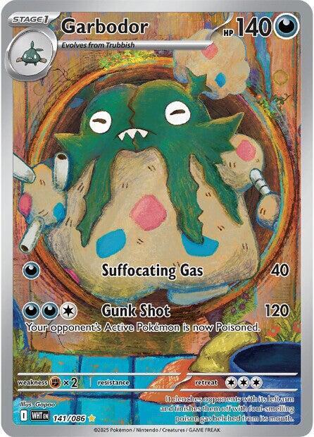 Garbodor - 141/086 Illustration Rare SV: White Flare