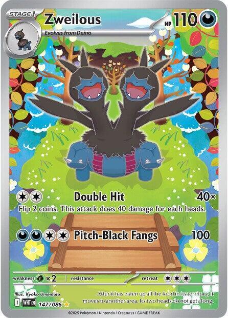 Zweilous - 147/086 147/086 Illustration Rare White Flare Pokémon card