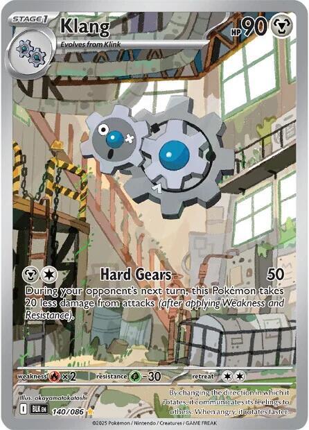Klang - 140/086 140/086 Illustration Rare Black Bolt Pokémon card