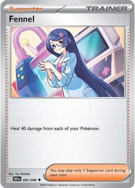 Fennel 082/086 Uncommon Black Bolt Pokémon card