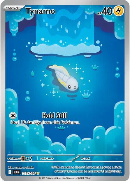 Tynamo - 113/086 113/086 Illustration Rare Black Bolt Pokémon card