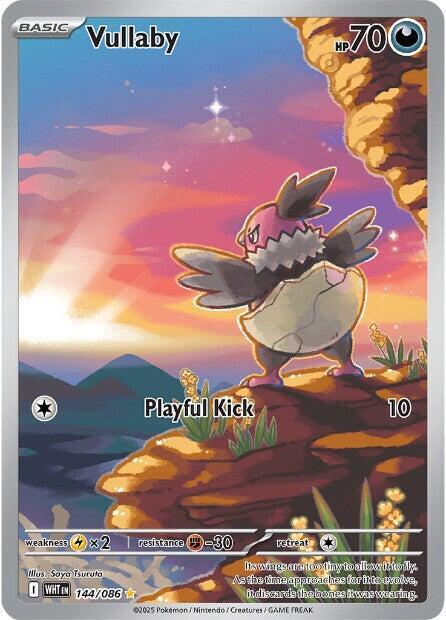 Vullaby - 144/086 144/086 Illustration Rare White Flare Pokémon card