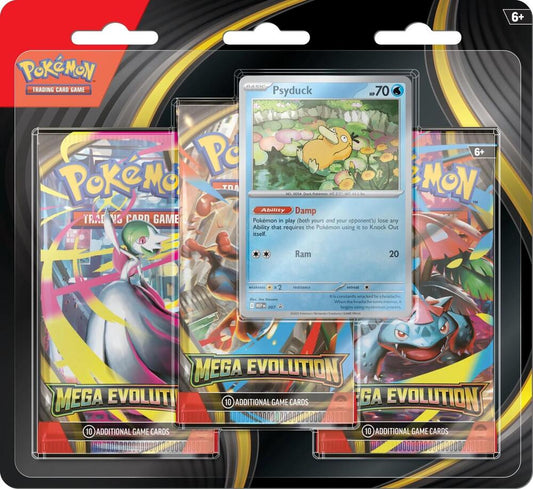 Mega Evolution 3 Pack Blister [Psyduck] - ME01: Mega Evolution