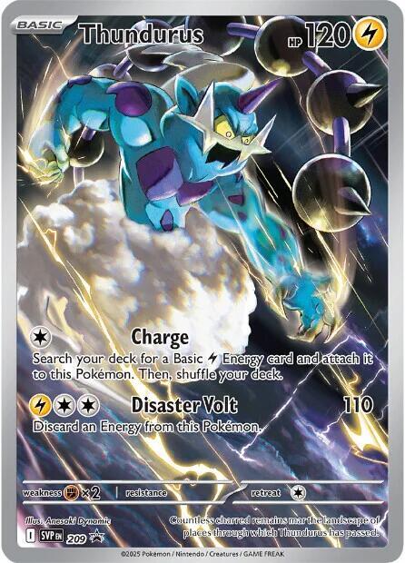 Thundurus - 209 209 Promo Scarlet & Violet Promo Cards Pokémon card