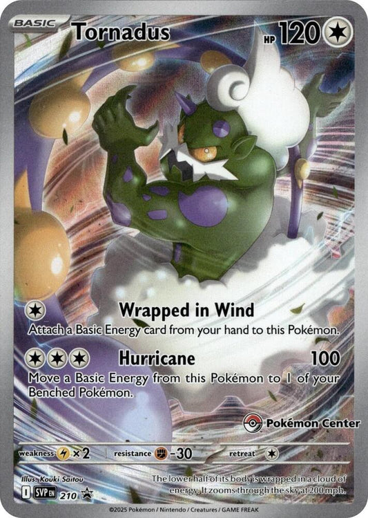 Tornadus - 210 (Pokemon Center Exclusive) - 210 Promo SV: Scarlet & Violet Promo Cards