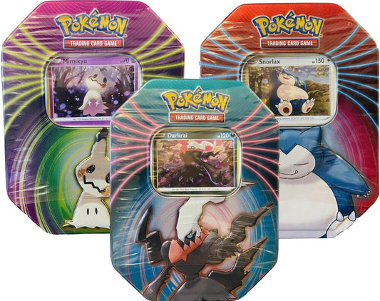 Mighty Mysterious Tins [Set of 3] Miscellaneous Cards & Products Pokémon card