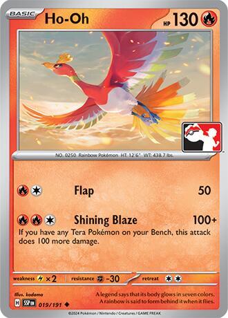 Ho-Oh - 019/191 019/191 Uncommon Prize Pack Series Cards Pokémon card