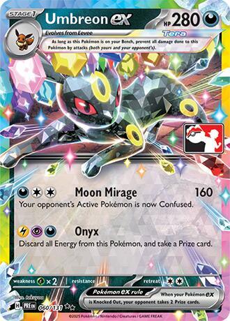 Umbreon ex - 060/131 060/131 Double Rare Prize Pack Series Cards Pokémon card