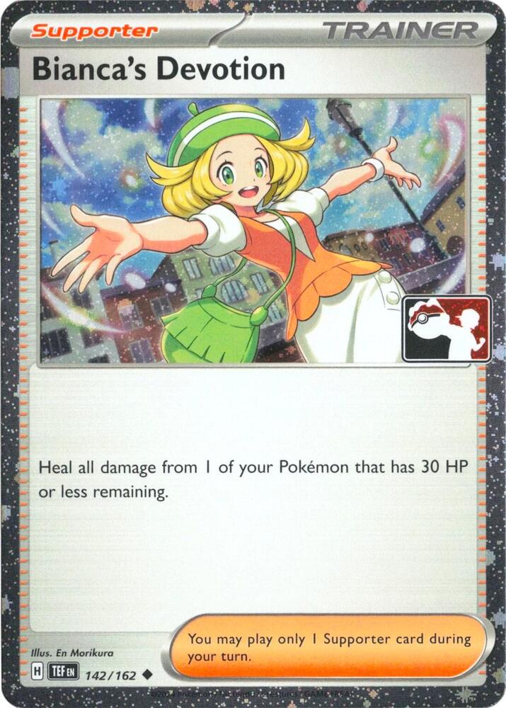 Bianca's Devotion - 142/162 (Cosmos Holo) 142/162 Uncommon Prize Pack Series Cards Pokémon card