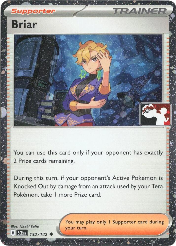 Briar - 132/142 (Cosmos Holo) 132/142 Uncommon Prize Pack Series Cards Pokémon card