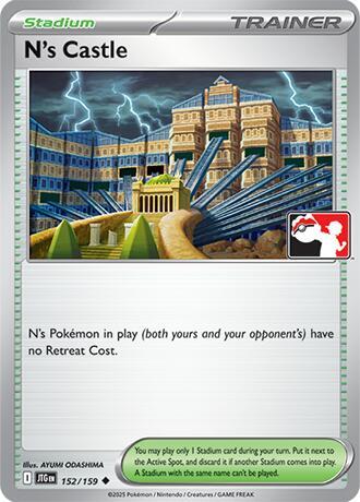 N's Castle - 152/159 152/159 Uncommon Prize Pack Series Cards Pokémon card