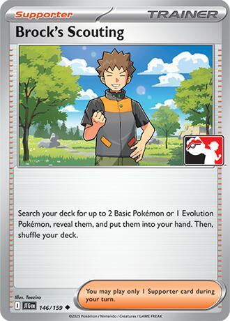 Brock's Scouting - 146/159 146/159 Uncommon Prize Pack Series Cards Pokémon card