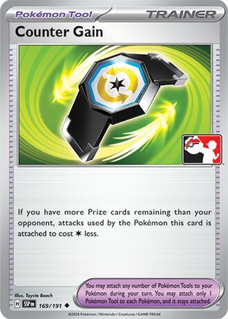 Counter Gain - 169/191 169/191 Uncommon Prize Pack Series Cards Pokémon card