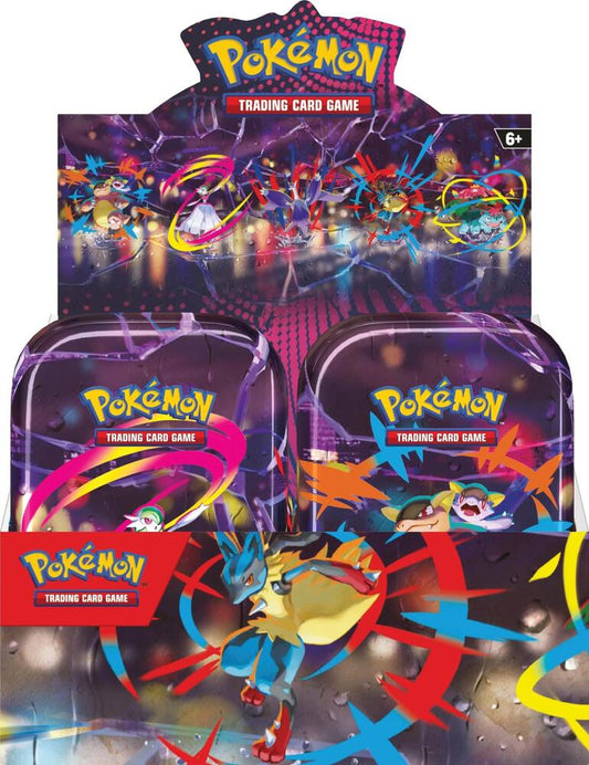 Mega Heroes Mini Tin Display - SV11: Mega Evolution
