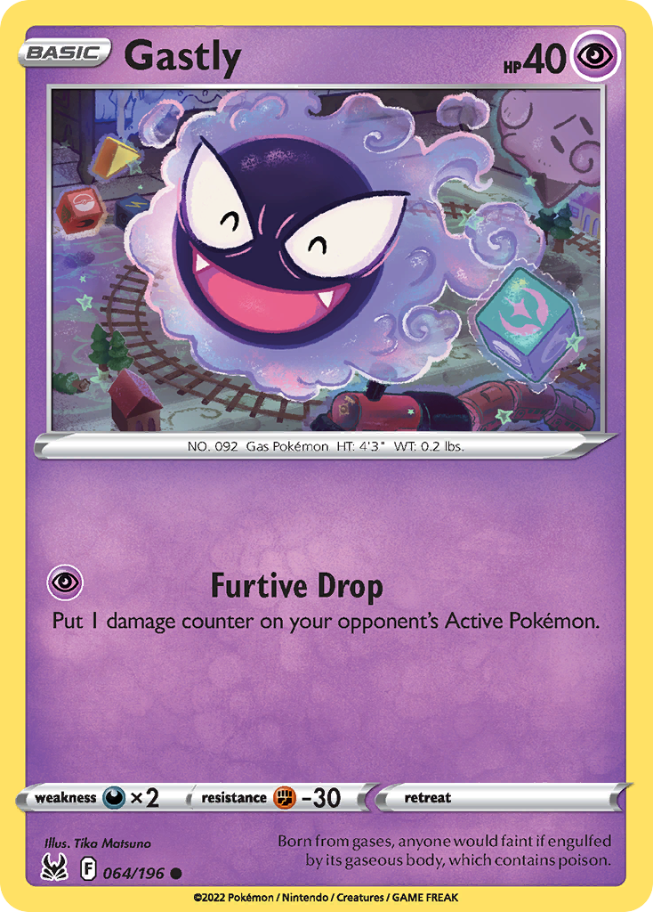 Gastly 064/196 Common Lost Origin