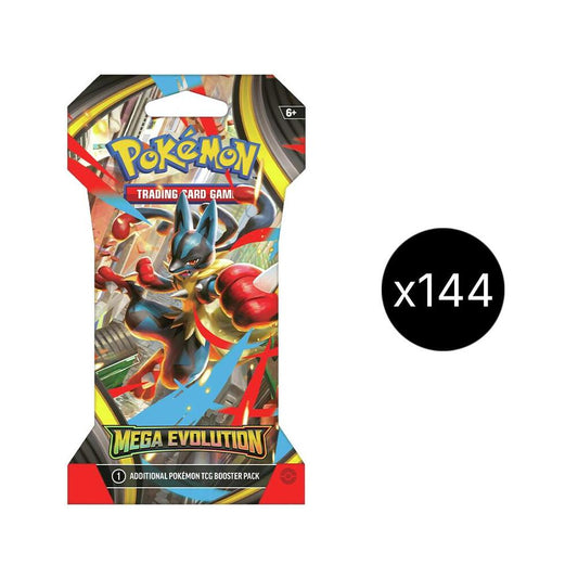 Mega Evolution Sleeved Booster Case - ME01: Mega Evolution