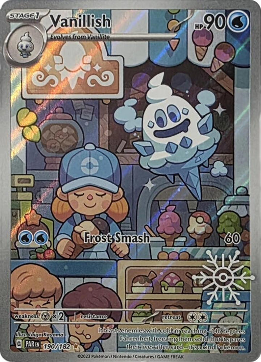 Vanillish - 190/182 (Holiday Calendar) 190/182 Illustration Rare Miscellaneous Cards & Products Pokémon card