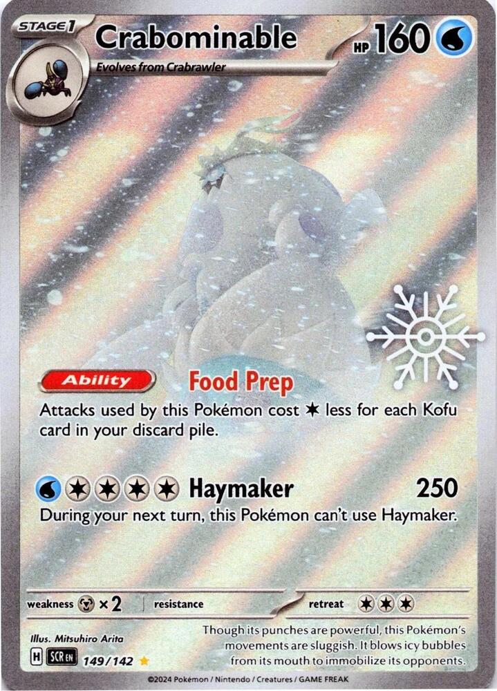 Crabominable - 149/142 (Holiday Calendar) 149/142 Illustration Rare Miscellaneous Cards & Products Pokémon card