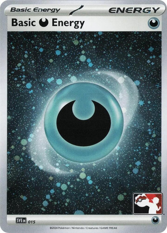 Basic Darkness Energy - 015 (Cosmos Holo) 015 Common Prize Pack Series Cards Pokémon card