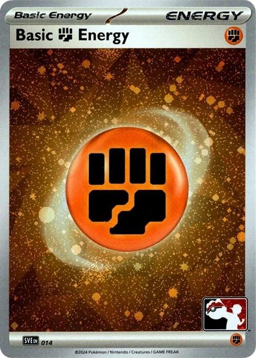 Basic Fighting Energy - 014 (Cosmos Holo) 014 Common Prize Pack Series Cards Pokémon card