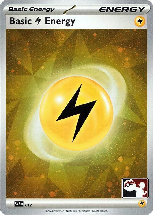 Basic Lightning Energy - 012 (Cosmos Holo) 012 Common Prize Pack Series Cards Pokémon card