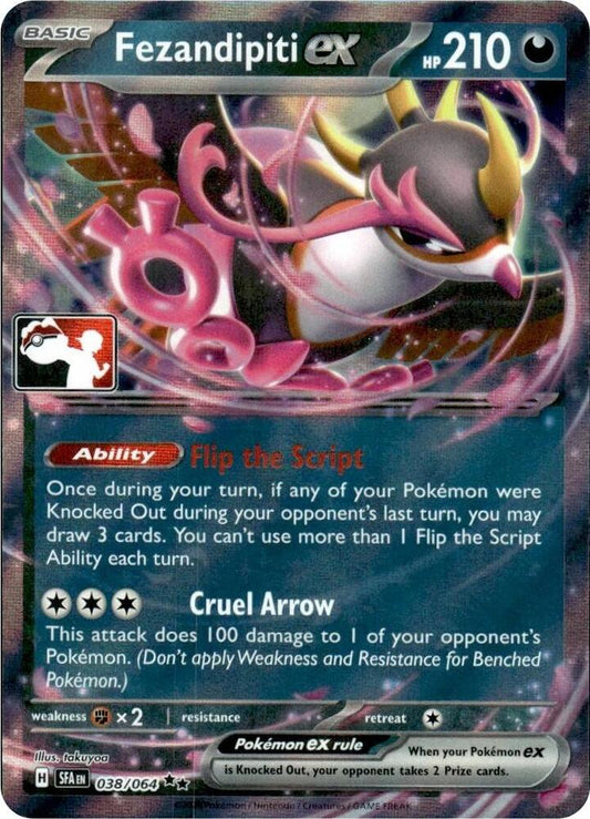 Fezandipiti ex - 038/064 (Series 7) 038/064 Double Rare Prize Pack Series Cards Pokémon card