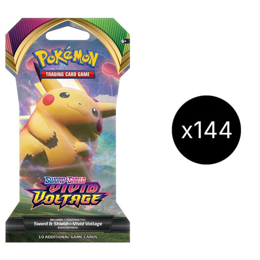 Vivid Voltage Sleeved Booster Case Pokémon card
