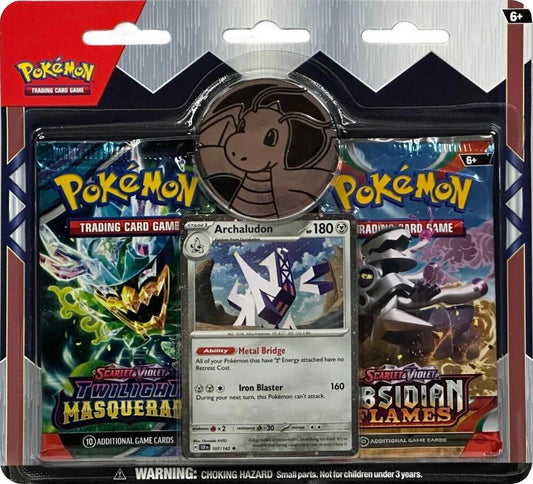 Checklane 2-Pack Blister [Archaludon] (3-tab) Miscellaneous Cards & Products Pokémon card